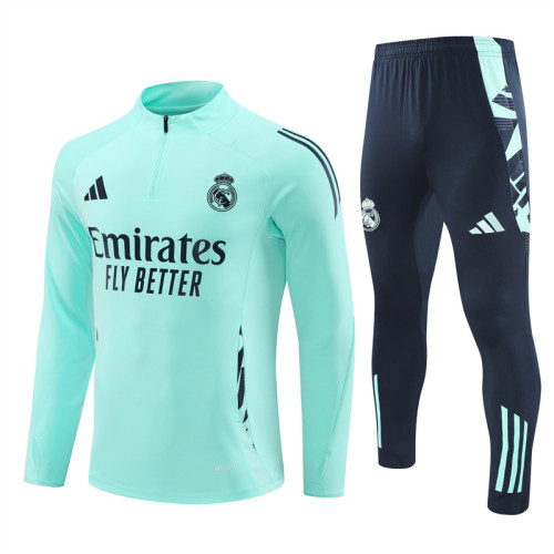 24/25 Real Madrid Kids training suit Light blue
