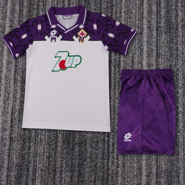 Retro 92/93 Fiorentina Away kids kit