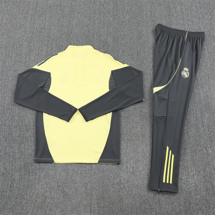 25/26 Real Madrid Adult training suit Yellow