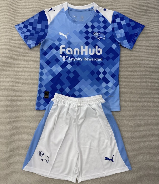 25/26 Derby County third kids kit