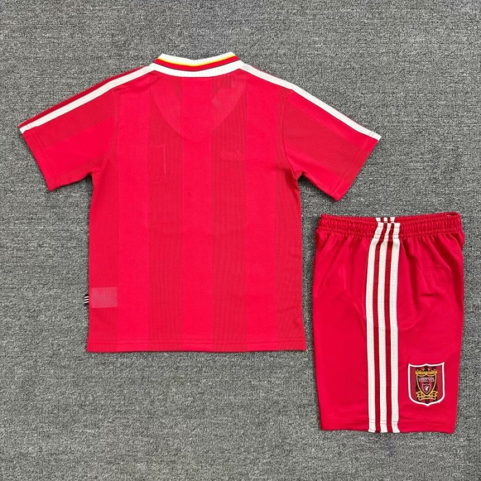 Retro 95/96 liverpool home kids kit