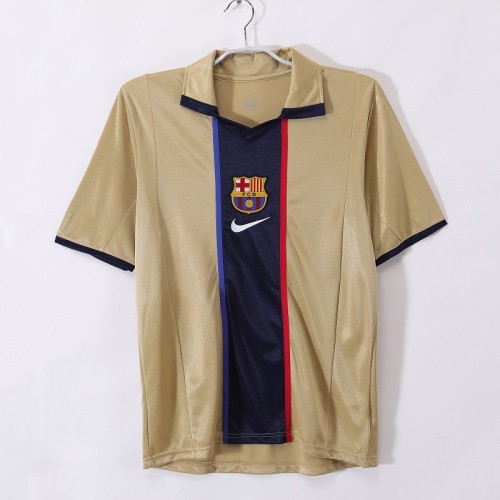 Retro 01/02 Barcelona away football Jersey