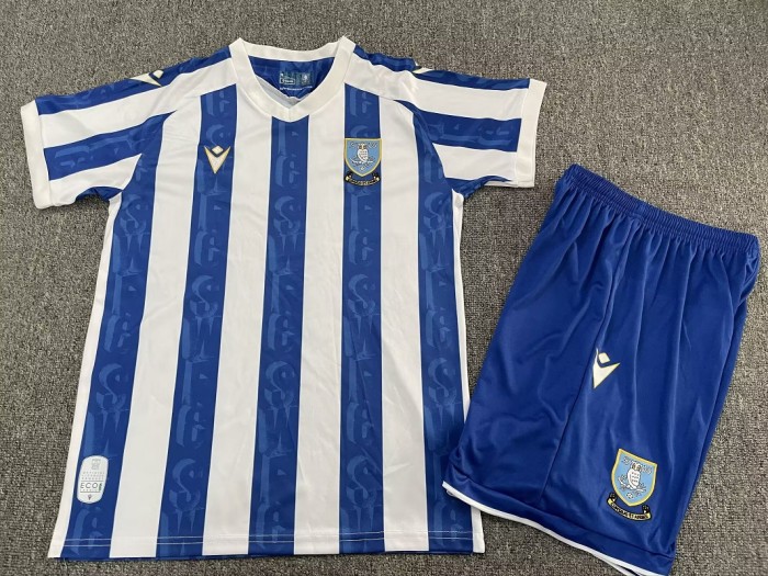 25/26 Sheffield Wednesday home kids kit