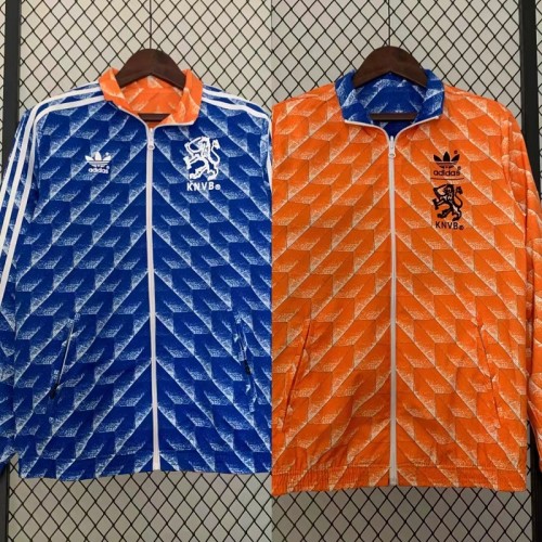 Netherlands Retro Two sided windbreaker