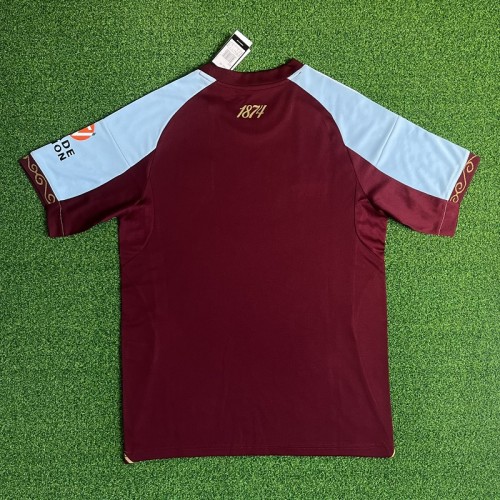 25/26 Aston Villa home football jersey