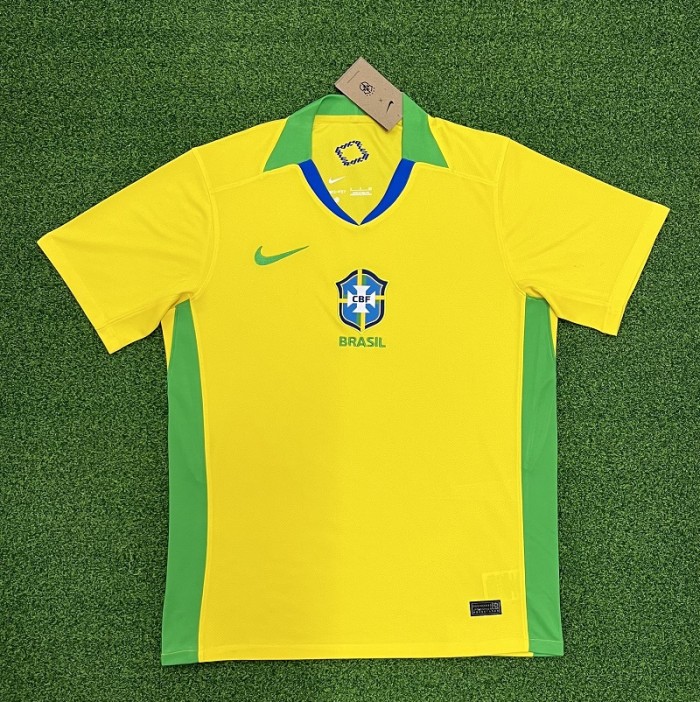 2025 Brazil women's soccer team home football football jersey