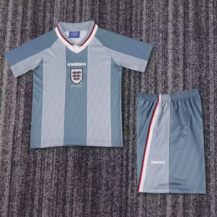 Retro 96 England Away kids kit