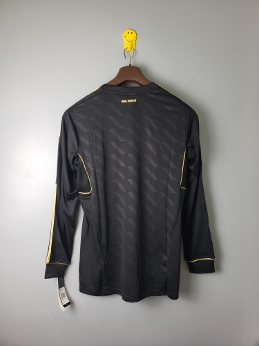 Retro 2012 Real Madrid black long sleeves