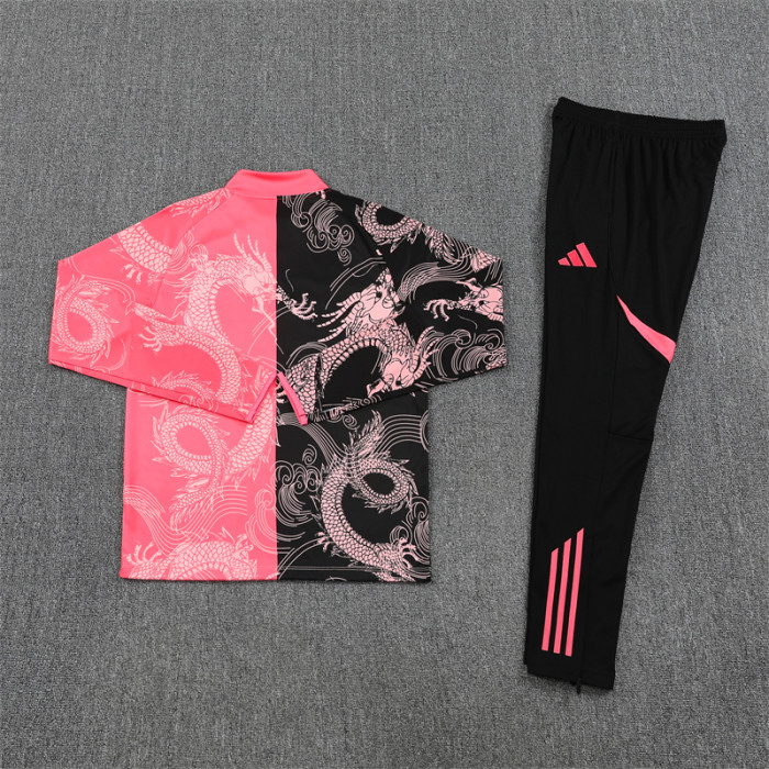 25/26 Real Madrid Kids training suit Pink Black