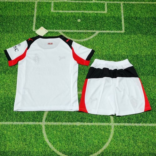 25/26 AC milan away kids kit