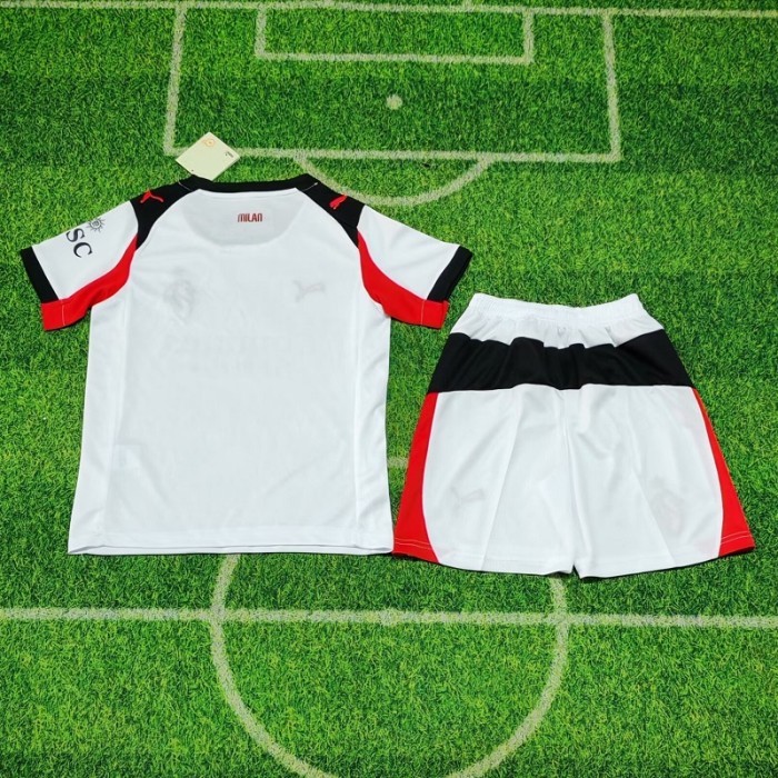 25/26 AC milan away kids kit
