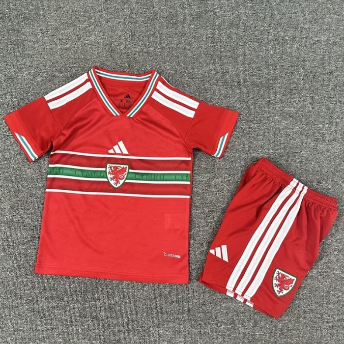 25/26 Wales home kids kit