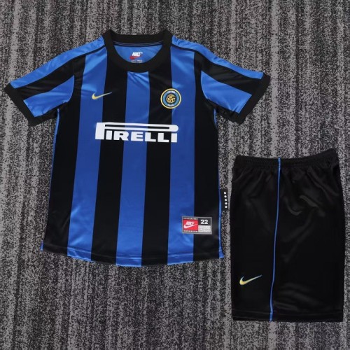 Retro 99/00 Inter Milan home kids kit