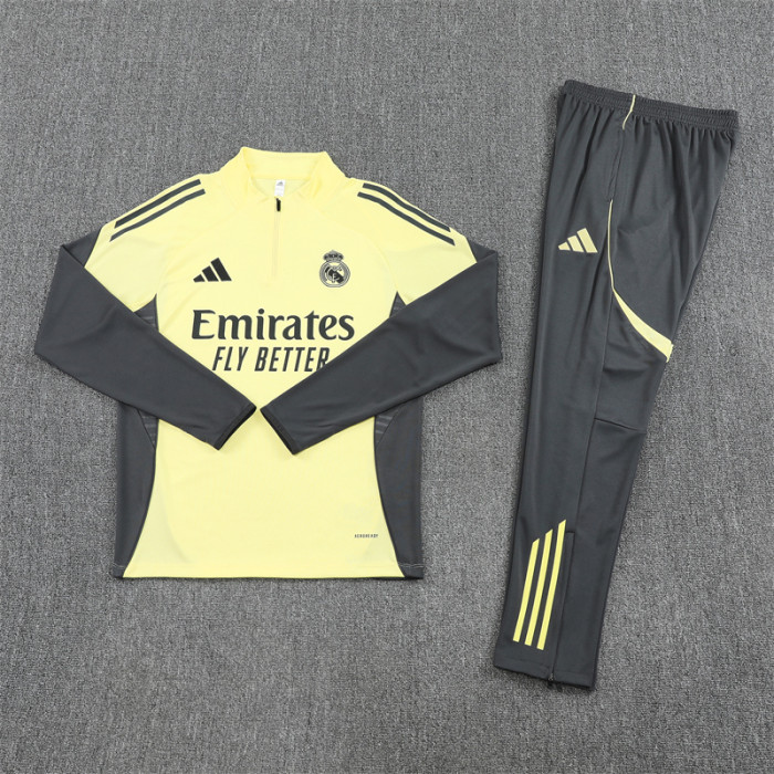 25/26 Real Madrid Adult training suit Yellow