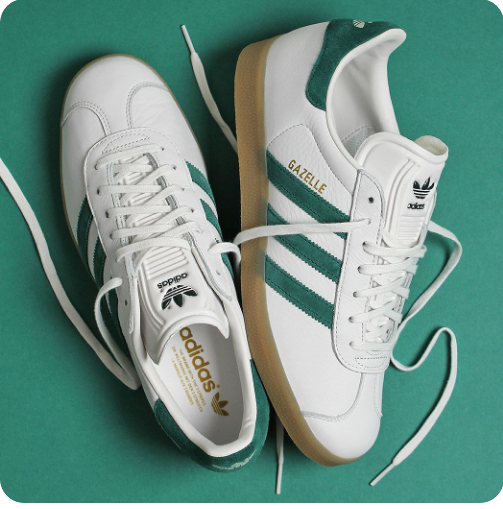 Adidas classic white shoes