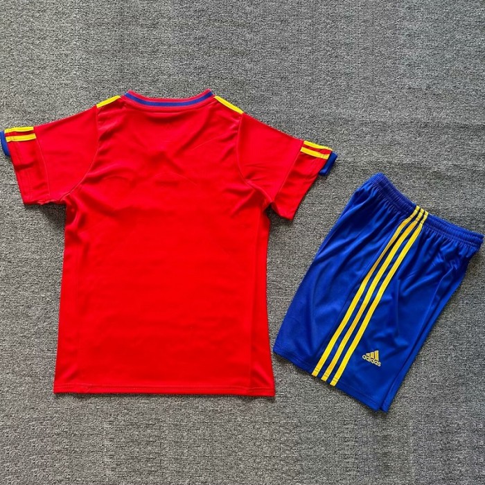 Retro 2010 Spain home champion kids kit