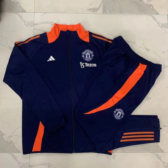 24/25 Manchester United kids Royal Blue jacket