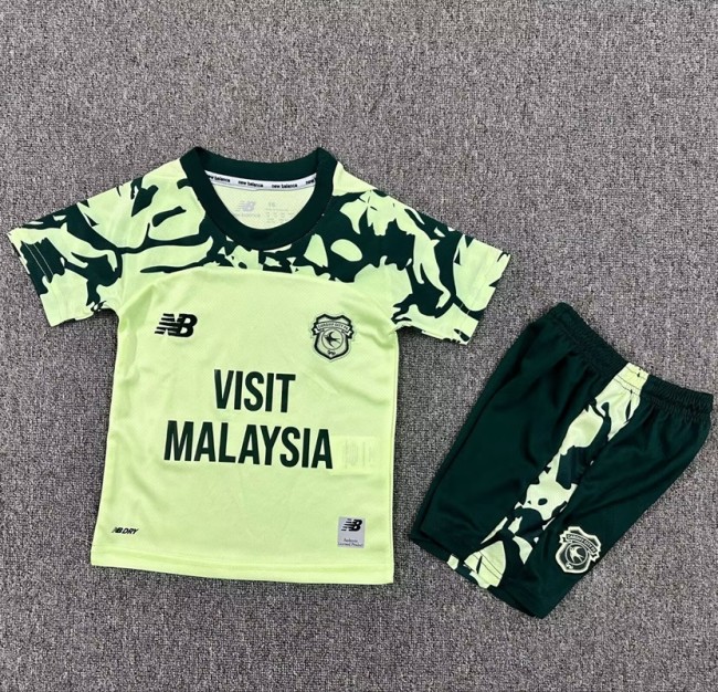 25/26 Cardiff City away kids kit