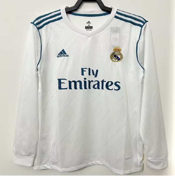 Retro 17/18 Real Madrid home Long sleeve