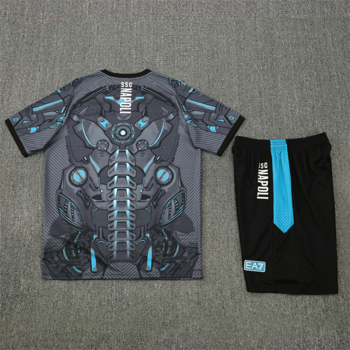 25/26 Napoli Short sleeve  Adult training suit grey