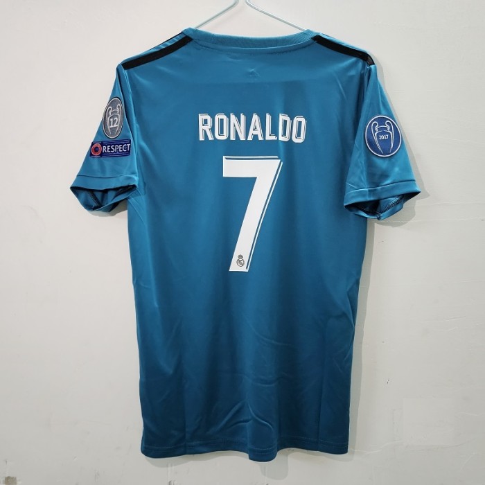 17/18 Retro Real Madrid third kids kit