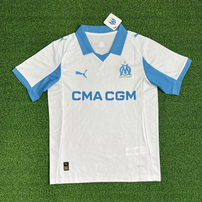 25/26 Marseille home football jersey