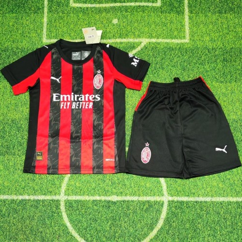 25/26 AC milan home kids kit