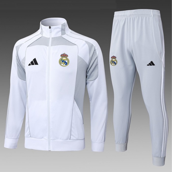 25/26 Real Madrid Adult jacket white