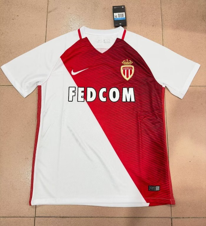 Retro AS Monaco 16/17 home football Jersey