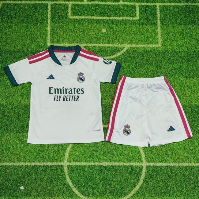 26/27 Real Madrid home kids kit