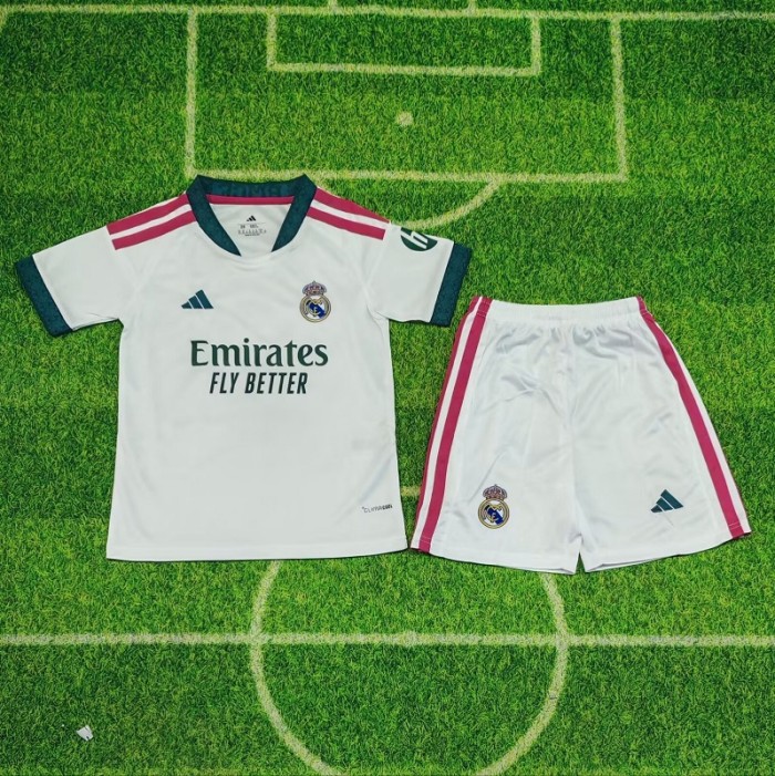 26/27 Real Madrid home kids kit