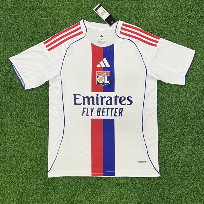 25/26 Lyon Olympique Lyonnais home football jersey