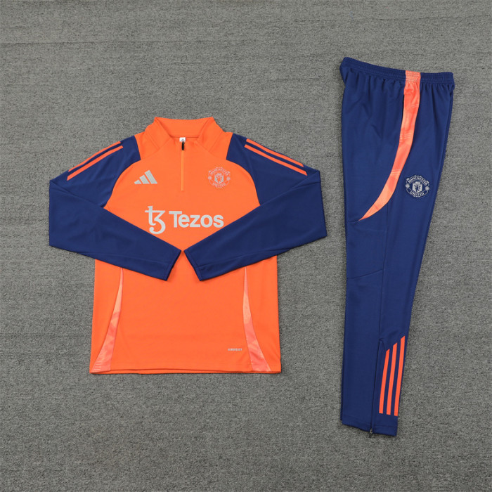 24/25 Manchester United kids orange training suit