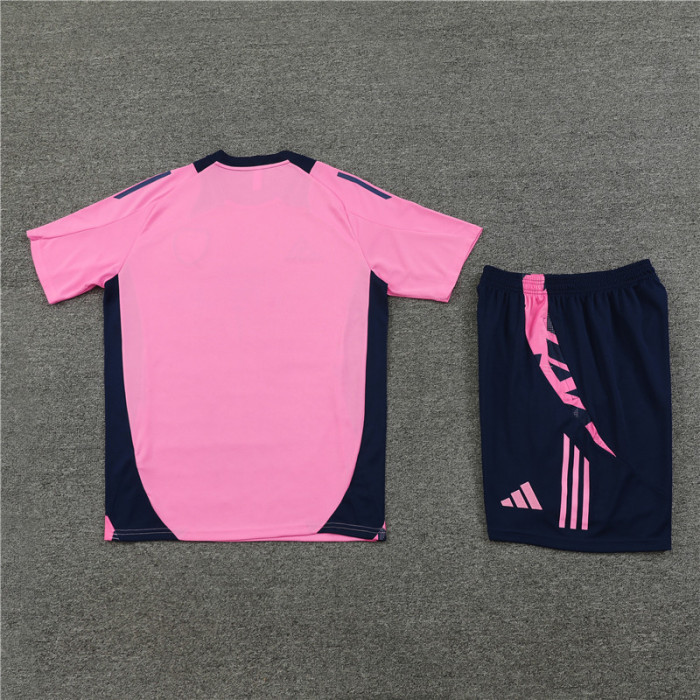 24/25 Arsenal kids Short sleeve Pink training suit