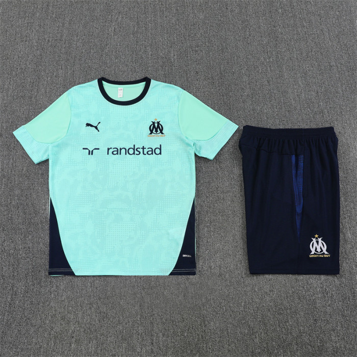 25/26 Marseille Adult Short sleeve training suit Light Blue