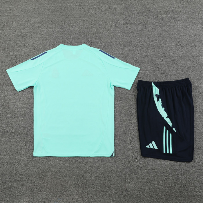 24/25 Real Madrid Short sleeve Hulan color training suit