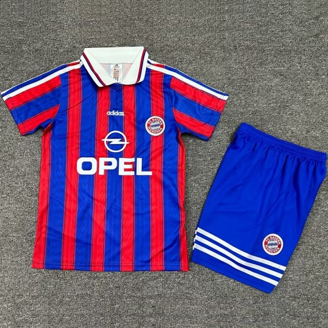 Retro 95/97 bayern munich home kids kit