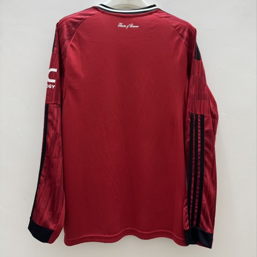 25/26 Manchester United home Long sleeve football jersey