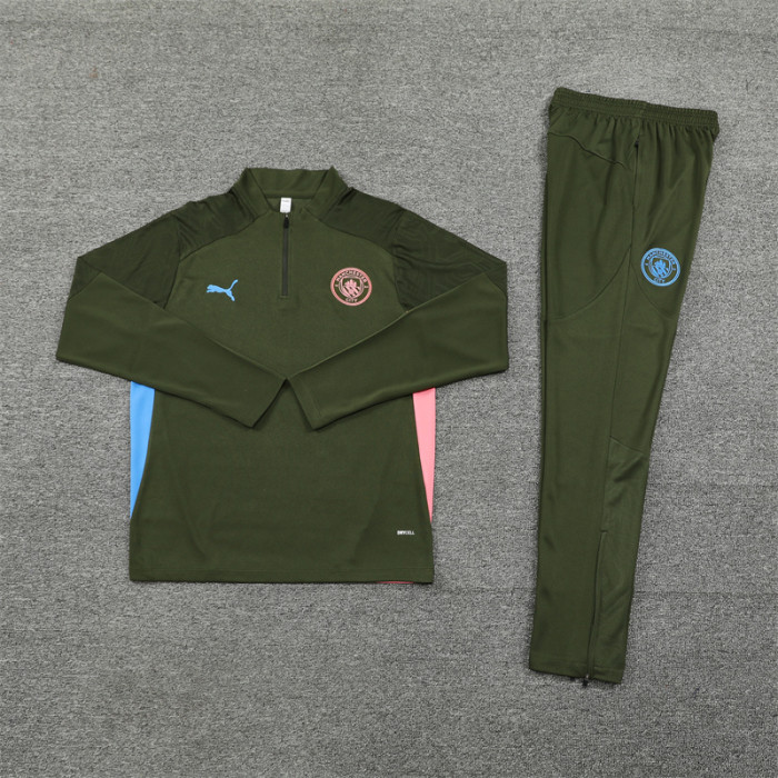 24/25 Manchester city Adult training suit Military Green