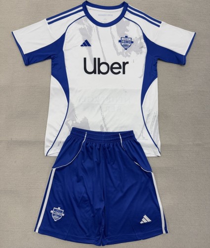 25/26 Como away kids kit