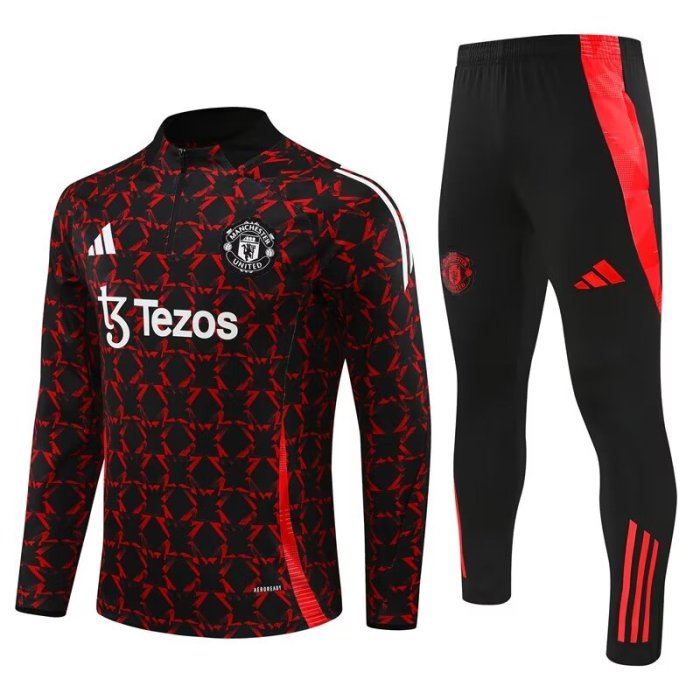 24/25 Manchester United kids maroon training suit