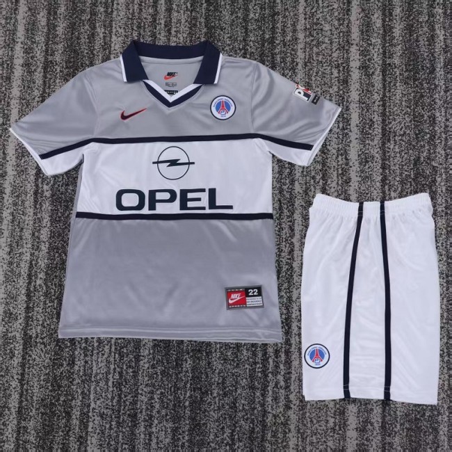 Retro 00/01 PSG Paris Away kids kit