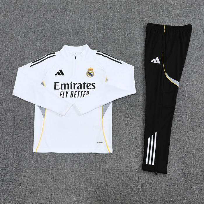 25/26 Real Madrid Adult training suit white