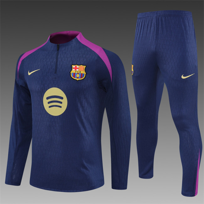 25/26 Barcelona kids training suit royal blue