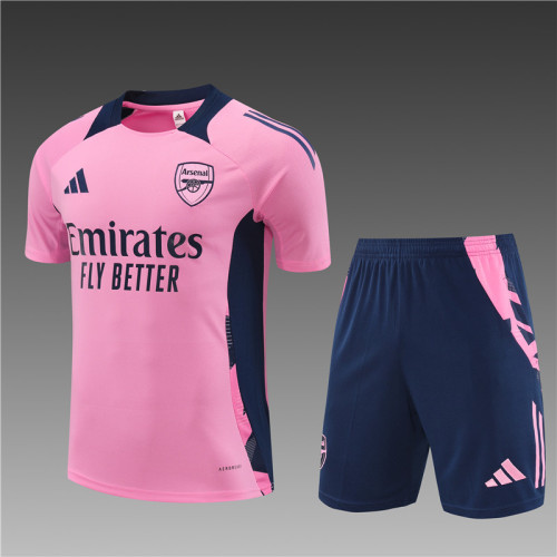 24/25 Arsenal Short sleeve Pink training suit