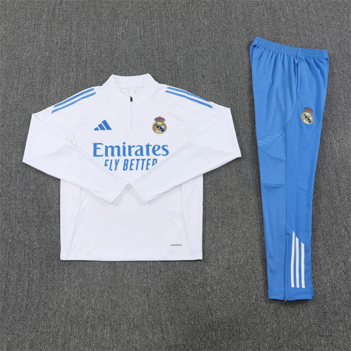25/26 Real Madrid Kids training suit white