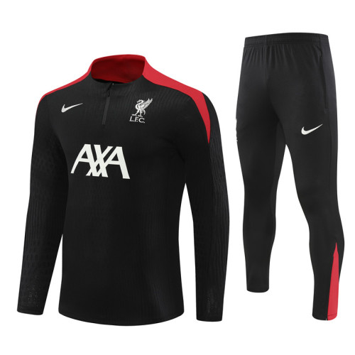 24/25 Liverpool kids black training suit