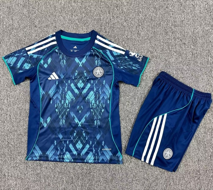 25/26 Leicester City away kids kit