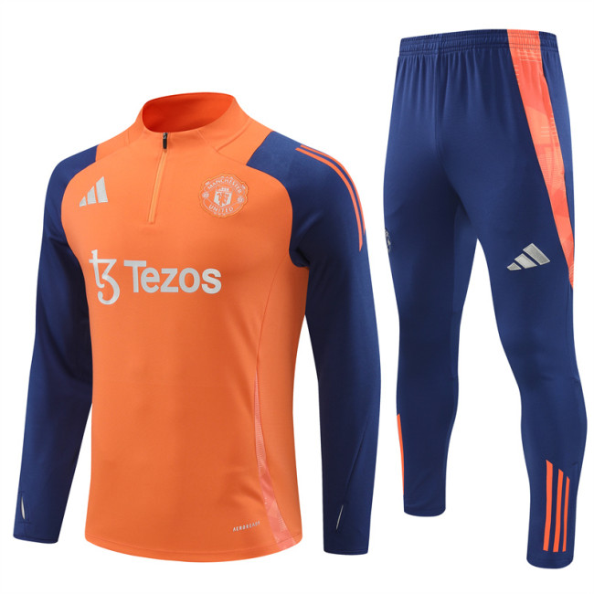 24/25 Manchester United kids orange training suit