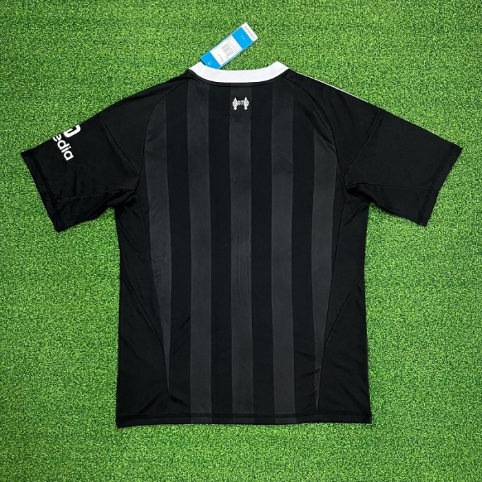 25/26 liverpool black football Jersey